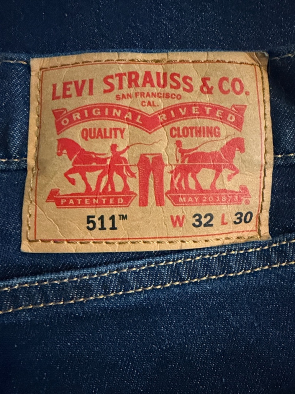 *Moving Sale* Men’s Levi's 511 32x20 Indigo Jeans - Great Condition - Picture 3 of 3